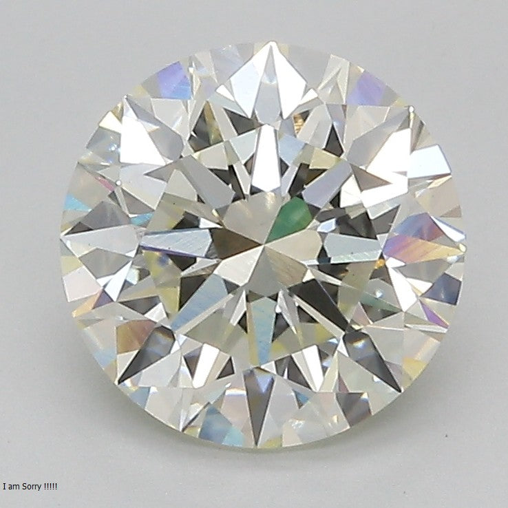Round Lab Created Diamond