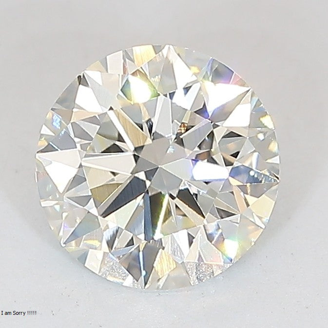 Round Lab Created Diamond