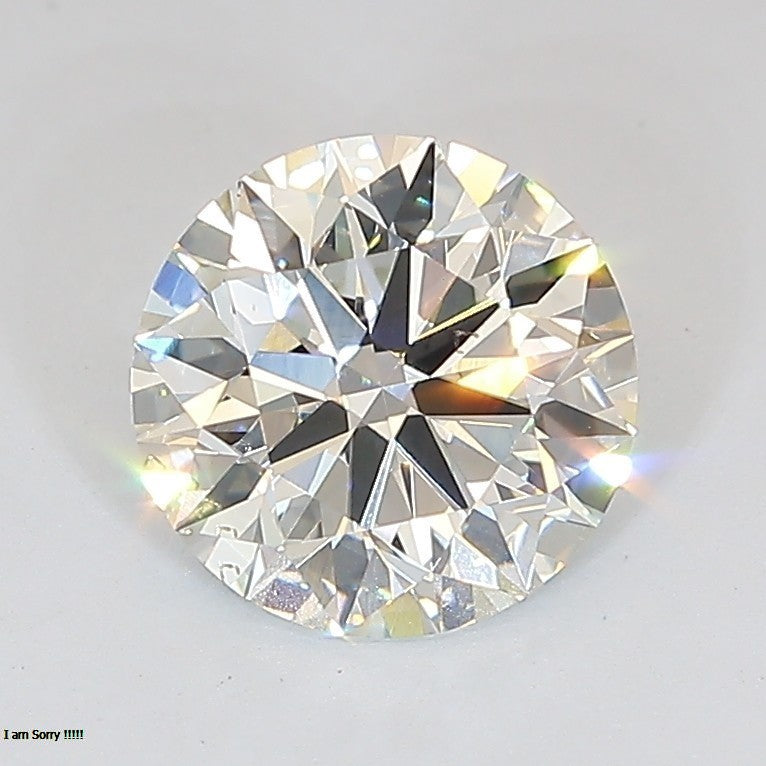 Round Lab Created Diamond