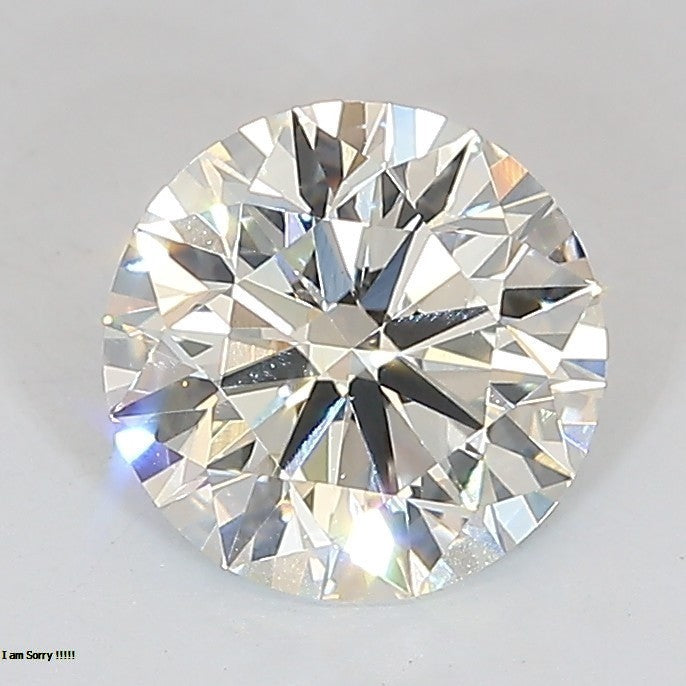 Round Lab Created Diamond