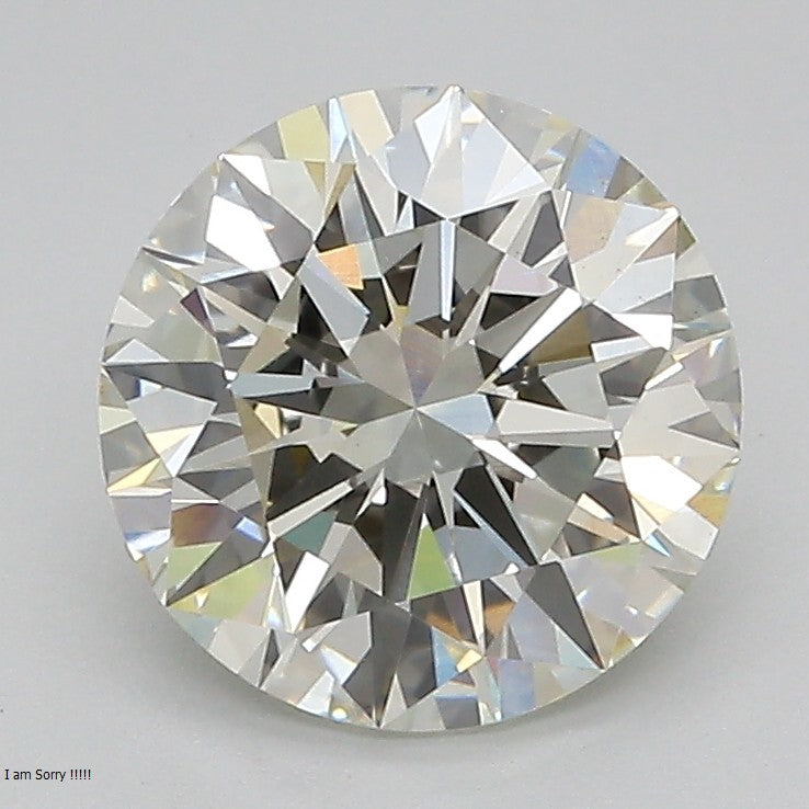 Round Lab Created Diamond