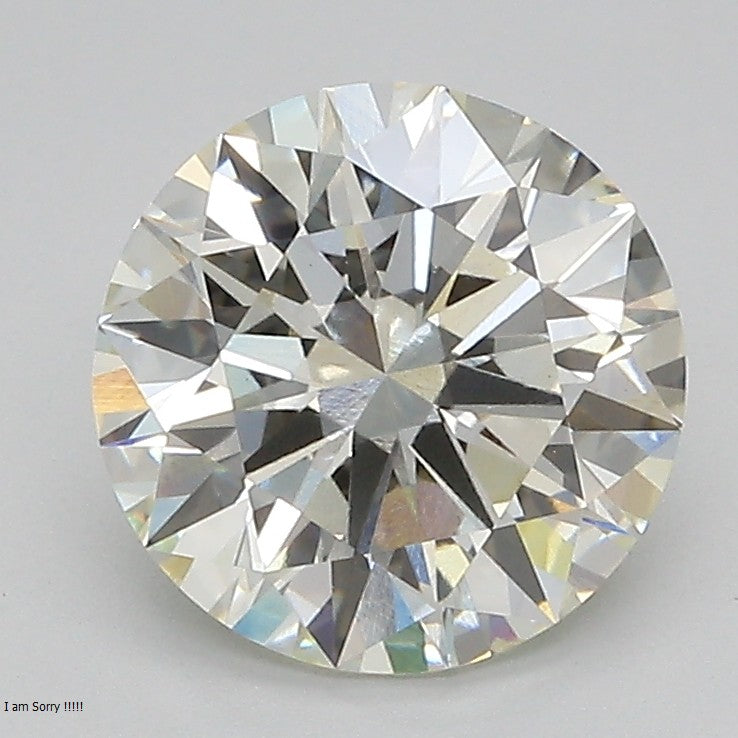 Round Lab Created Diamond