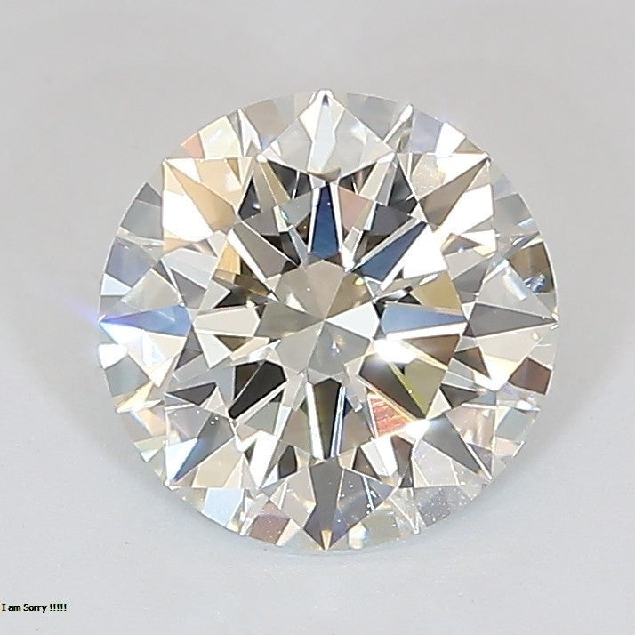 Round Lab Created Diamond