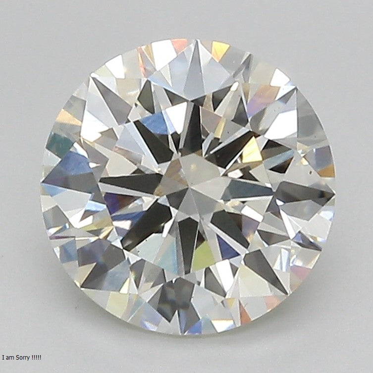 Round Lab Created Diamond