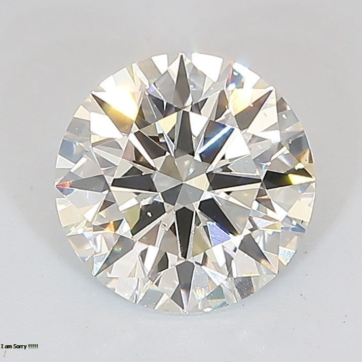 Round Lab Created Diamond