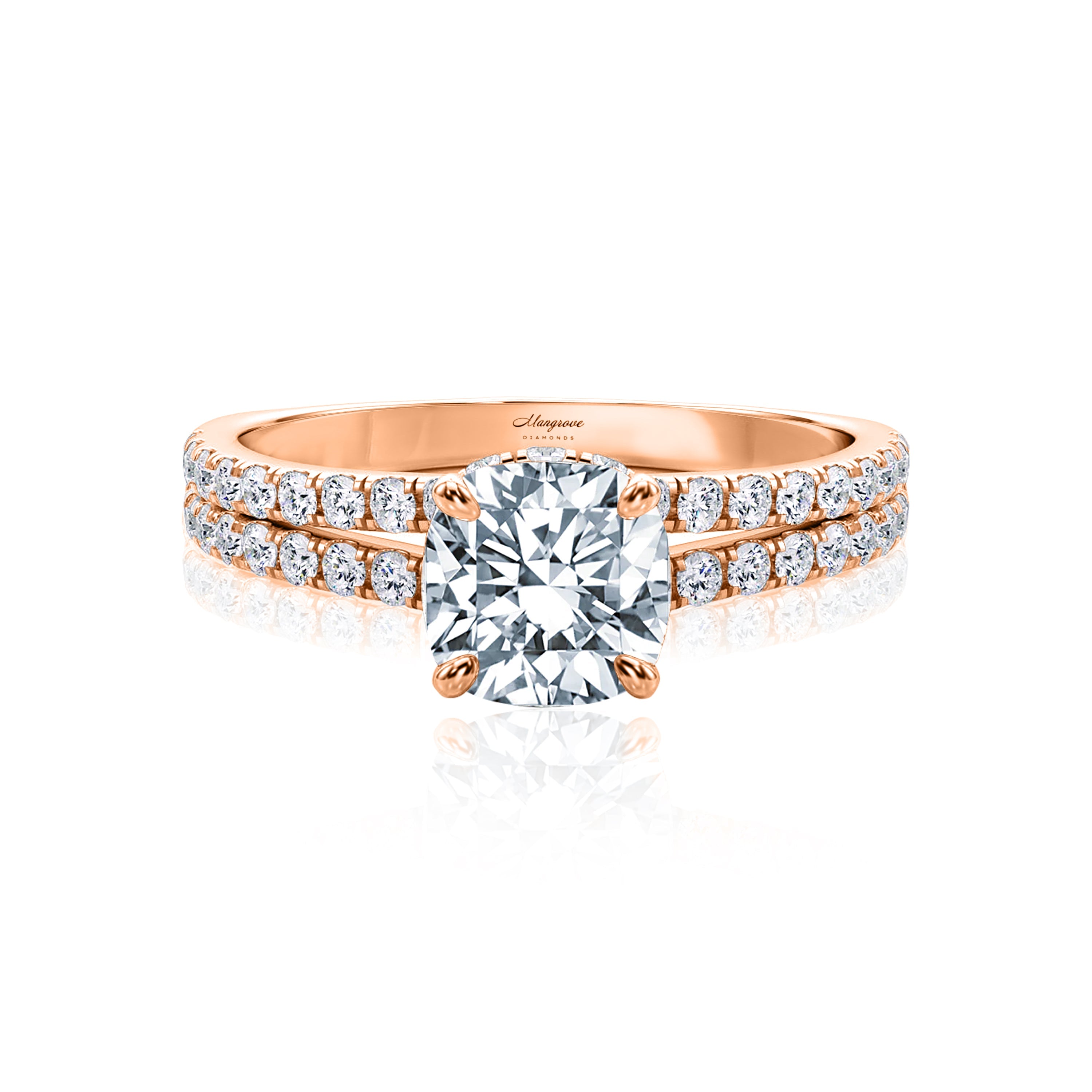 #Metal_14K Rose Gold#Shape_Cushion