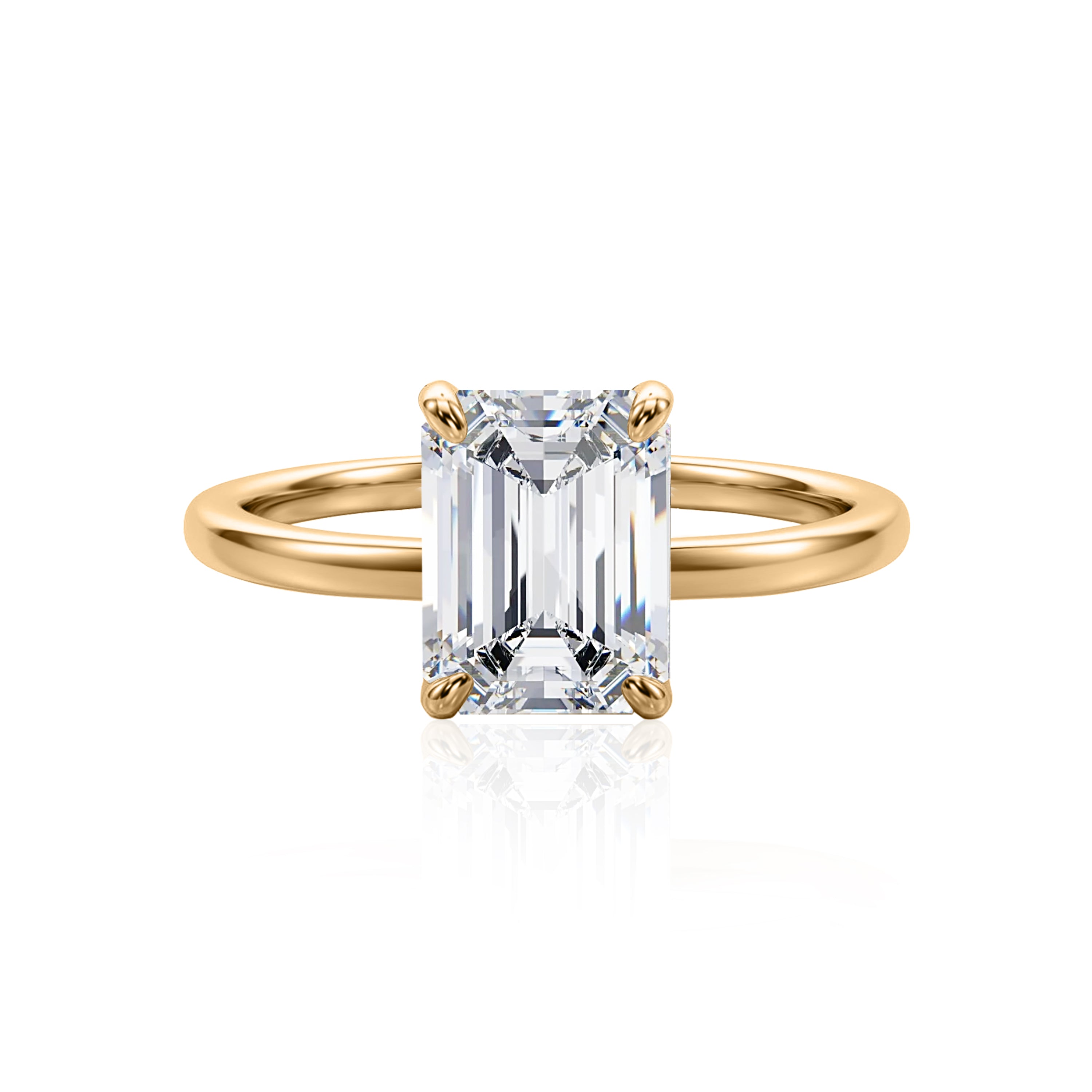 #Metal_14K Yellow Gold#Shape_Emerald#Metal_18K Yellow Gold