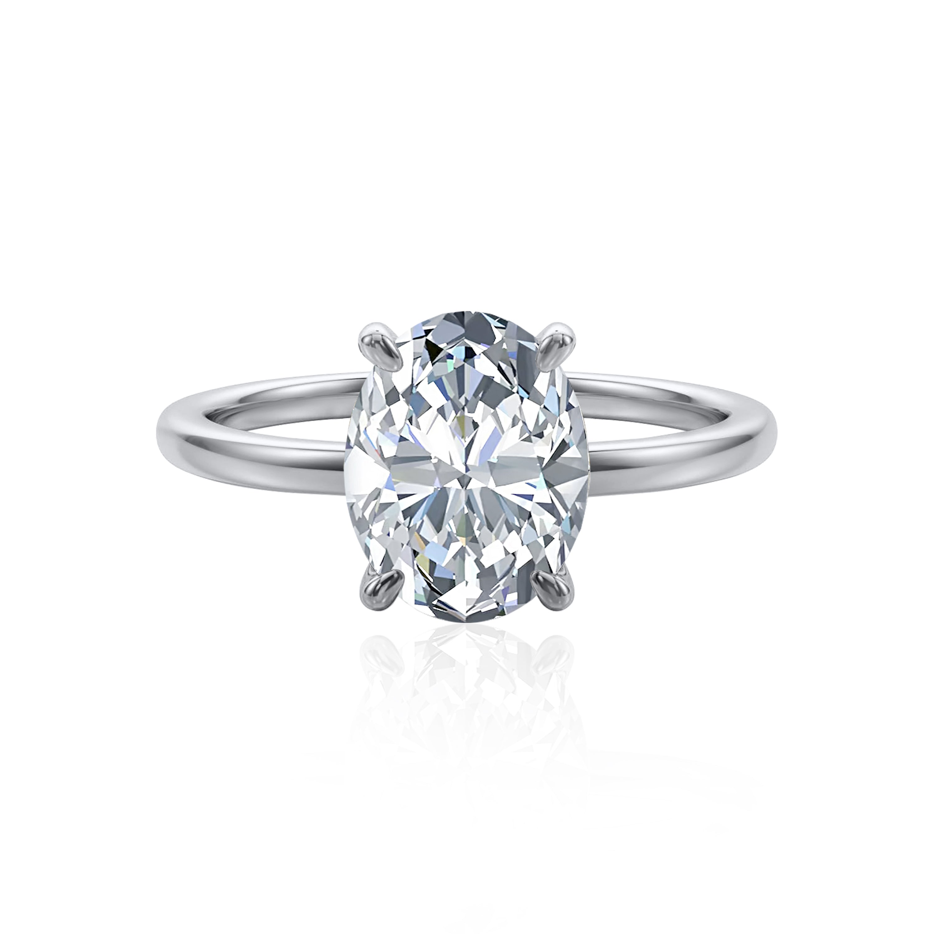 #Metal_14K White Gold#Shape_Oval#Metal_18K White Gold#Metal_Platinum