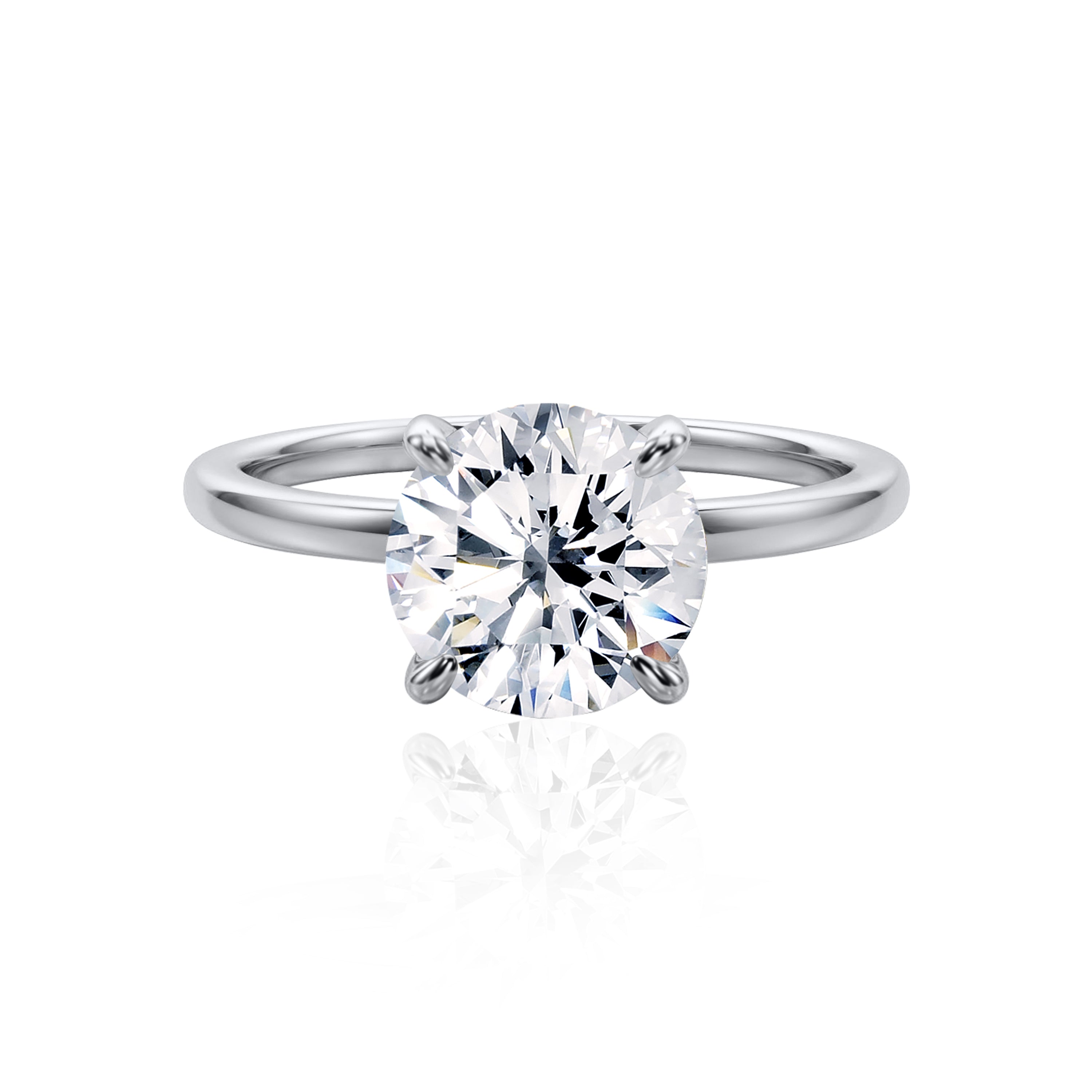 #Metal_14K White Gold#Shape_Round#Metal_18K White Gold#Metal_Platinum