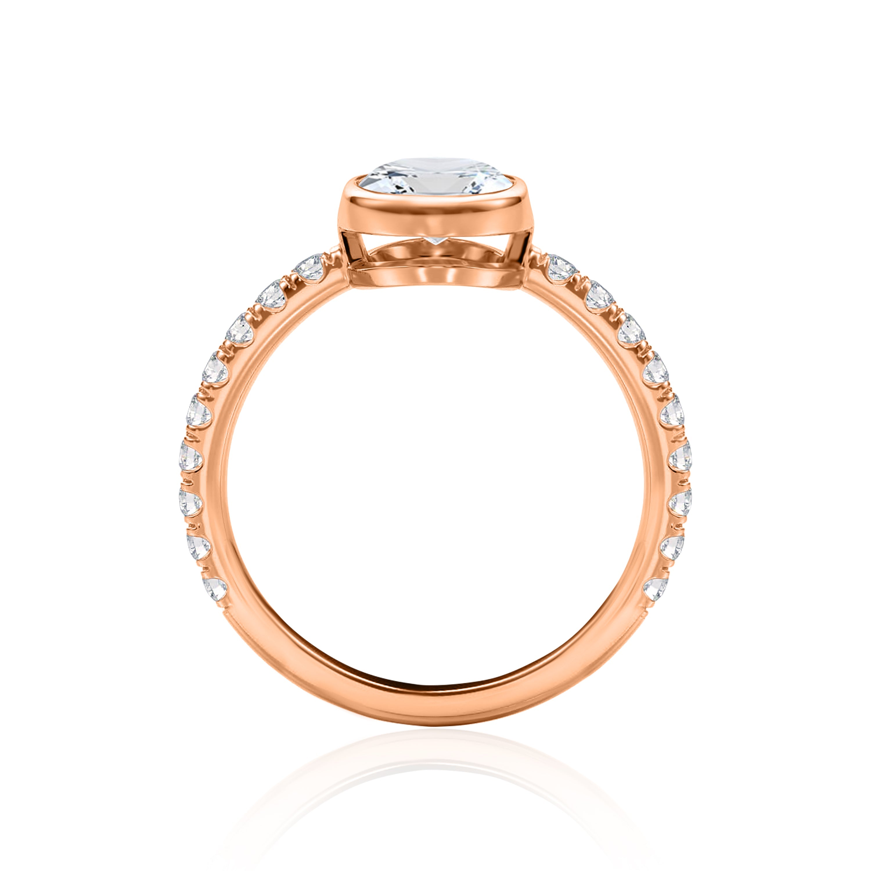 #Metal_14K Rose Gold#Shape_Oval