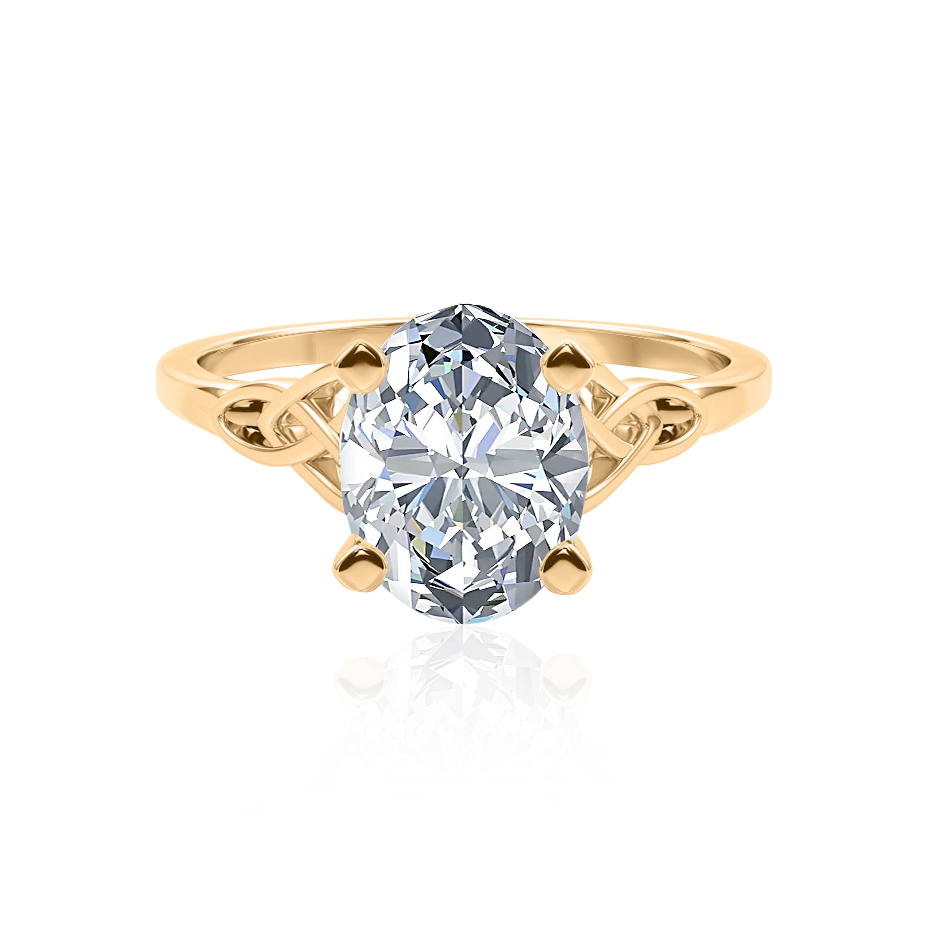#Metal_14K Yellow Gold#Shape_Oval