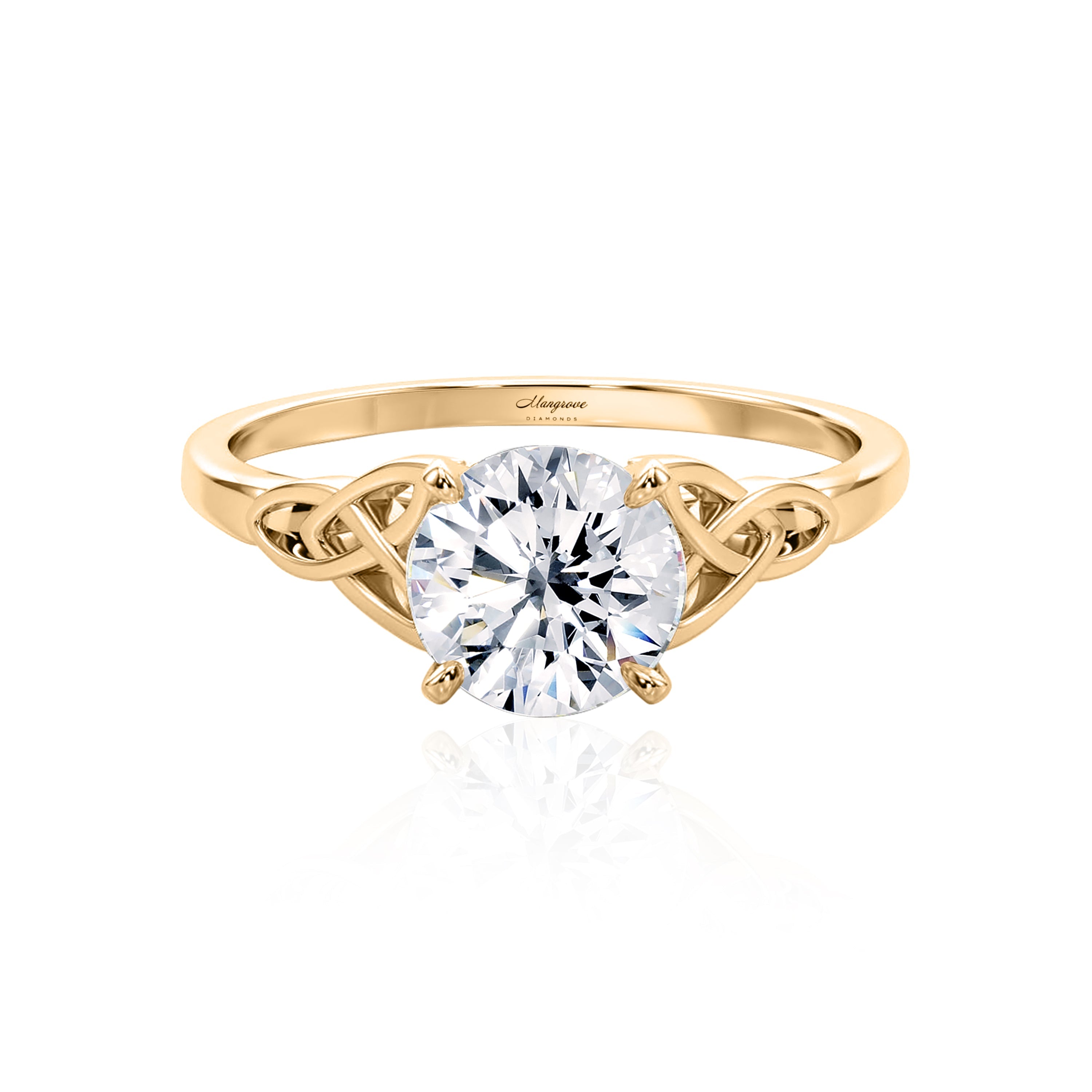 #Metal_14K Yellow Gold#Shape_Round