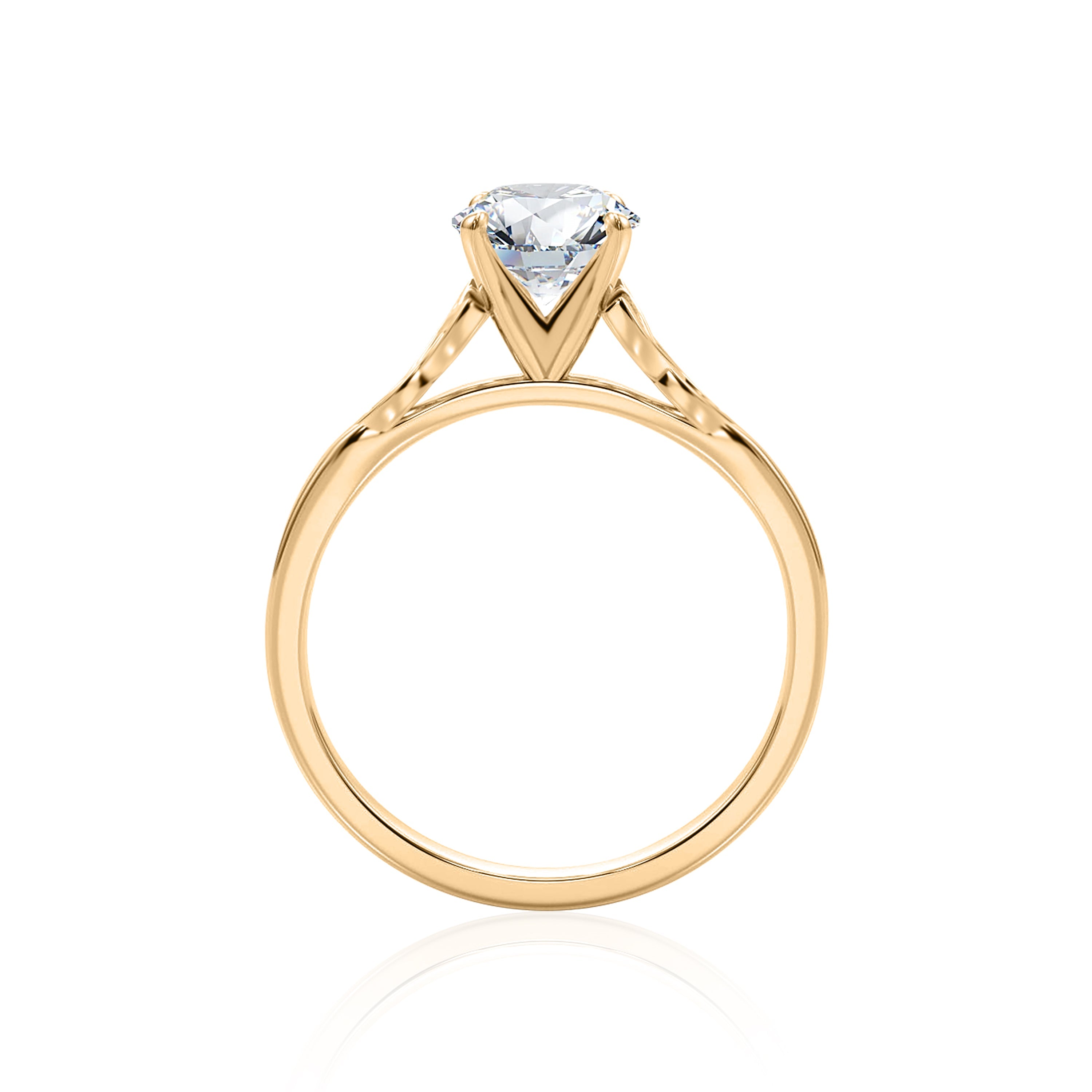 #Metal_14K Yellow Gold#Shape_Round