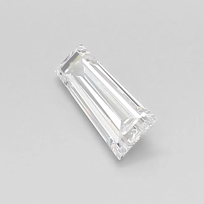 0.34ct Tapered baguette Lab Grown Diamond (Colour D, Clarity VVS2, IGI Certified)
