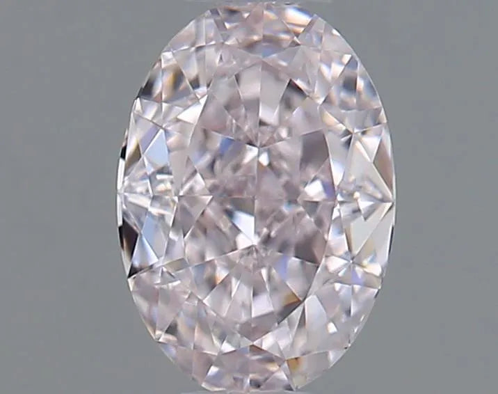 0.40ct Oval Natural Diamond (Colour Light Pink, Clarity IF, GIA Certified)
