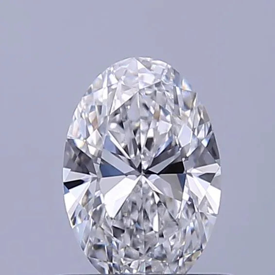 0.60ct Oval Lab Grown Diamond (Colour D, Clarity VVS2, IGI Certified)