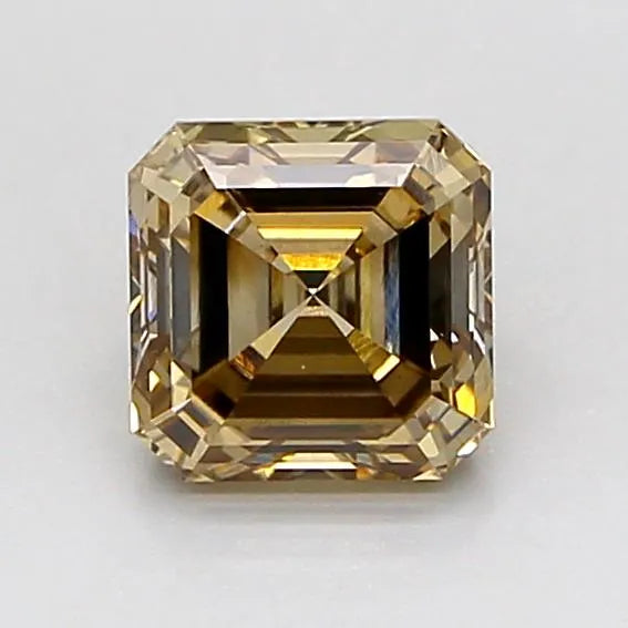 1.03ct Asscher Lab Grown Diamond (Colour Fancy Brown, Clarity VS2, IGI Certified)
