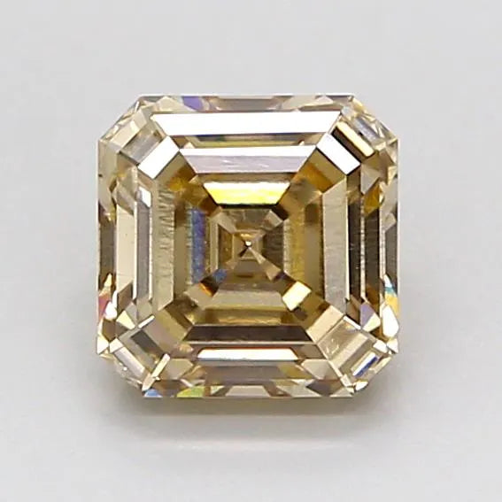 1.09ct Asscher Lab Grown Diamond (Colour Fancy Light Brown, Clarity VS1, IGI Certified)