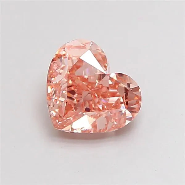 1.29ct Heart Lab Grown Diamond (Colour Fancy Intense Pink, Clarity VVS2, IGI Certified)