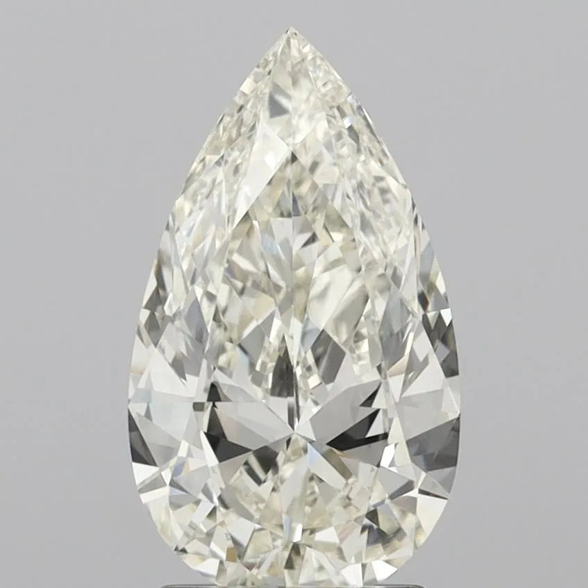 1.81ct Pear Natural Diamond (Colour J, Clarity VVS2, Cut VG, IGI Certified)