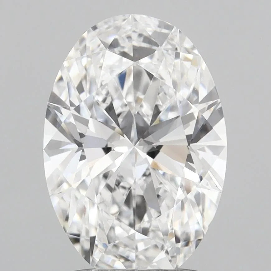 1.96ct Oval Lab Grown Diamond (Colour D, Clarity VVS1, IGI Certified)
