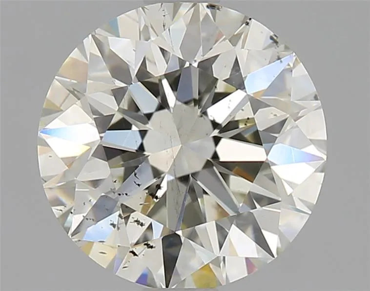 2.01ct Round Natural Diamond (Colour J, Clarity SI2, Cut EX, IGI Certified)