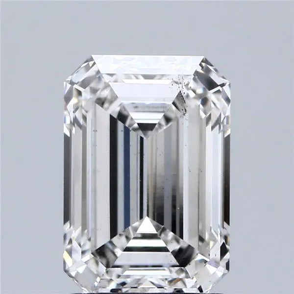 2.04ct Emerald Lab Grown Diamond (Colour G, Clarity SI1, IGI Certified)
