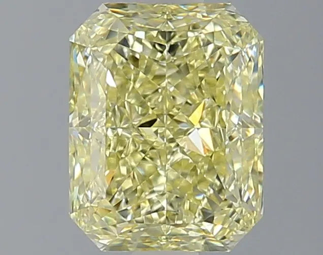 2.07ct Radiant Natural Diamond (Colour Fancy Light Yellow, Clarity VVS1, GIA Certified)