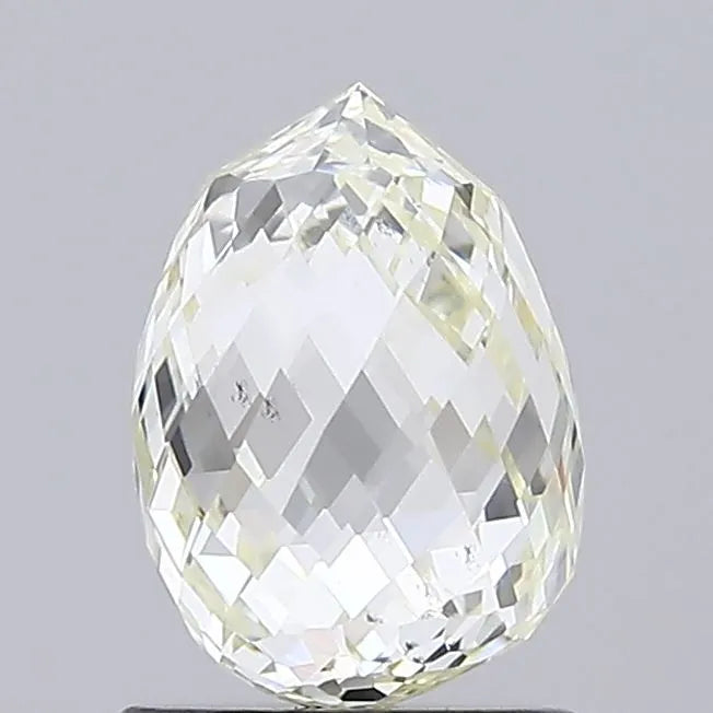 2.23ct Briolette Natural Diamond (Colour J, Clarity SI1, IGI Certified)