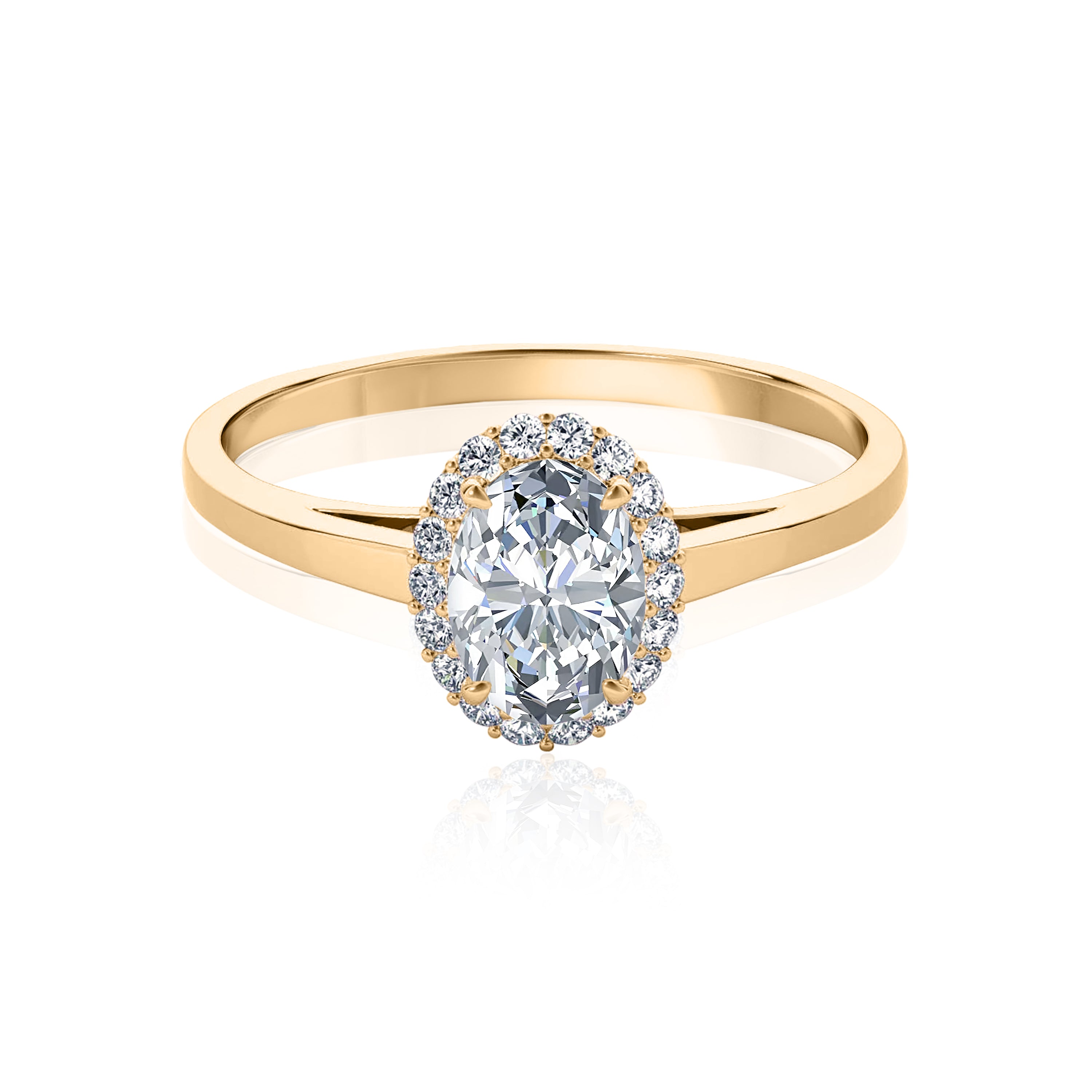 #Metal_14K Yellow Gold#Prong_Standard#Shape_Oval#Metal_18K Yellow Gold