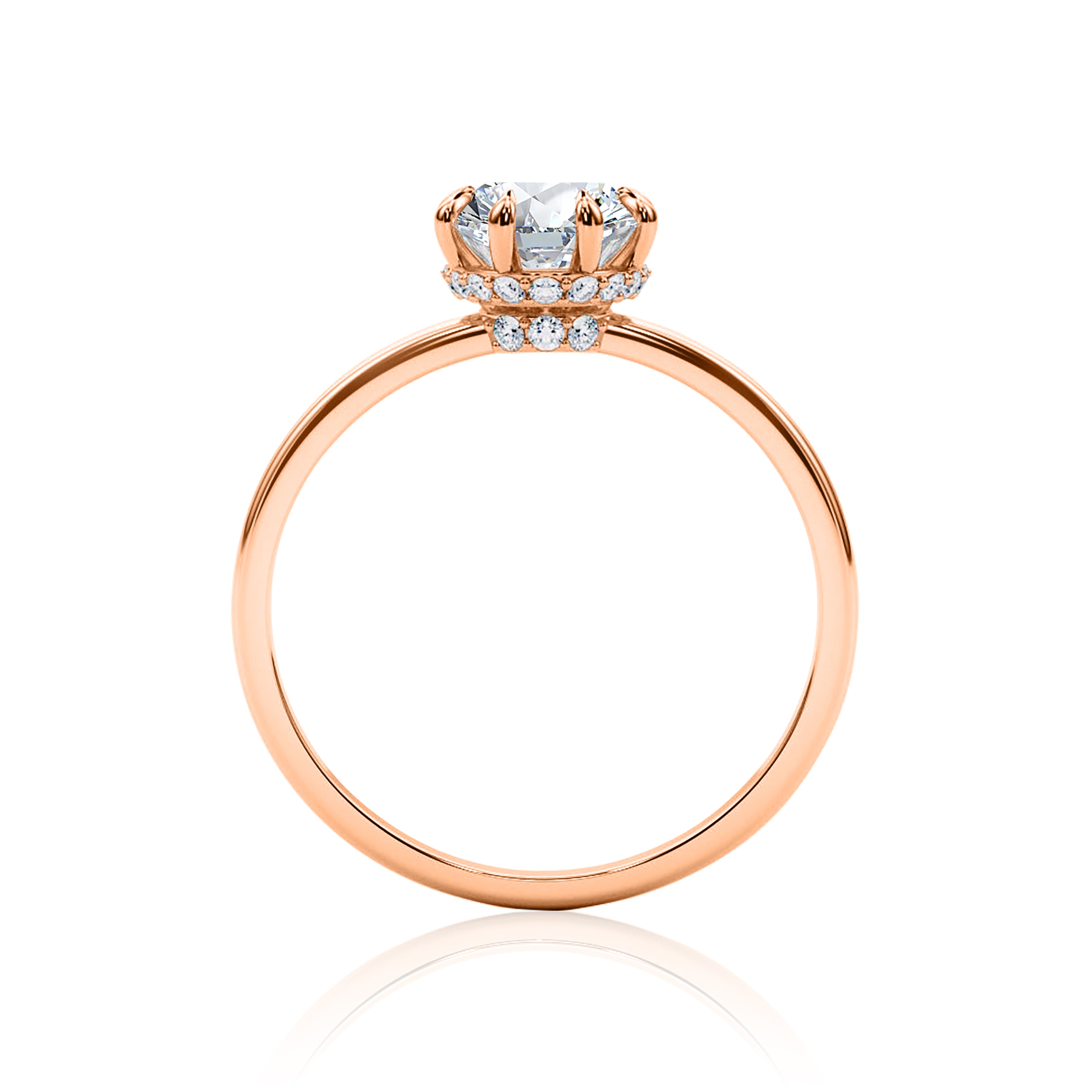 #Metal_14K Rose Gold#Shape_Oval