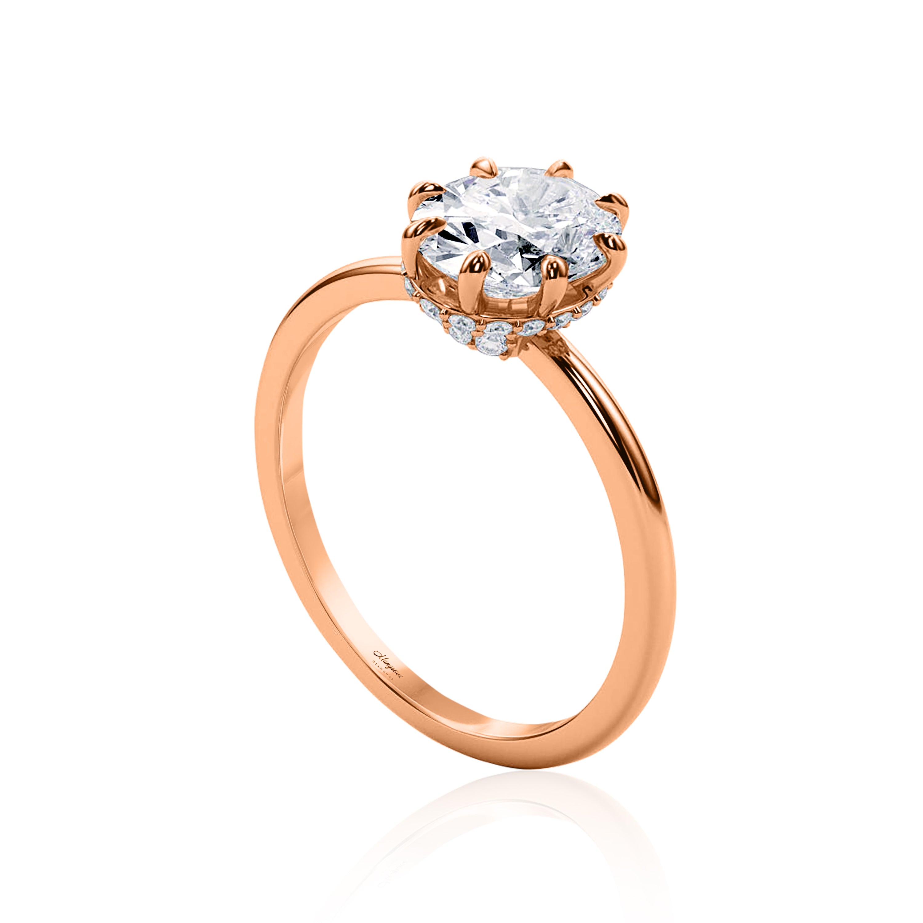 #Metal_14K Rose Gold#Shape_Oval