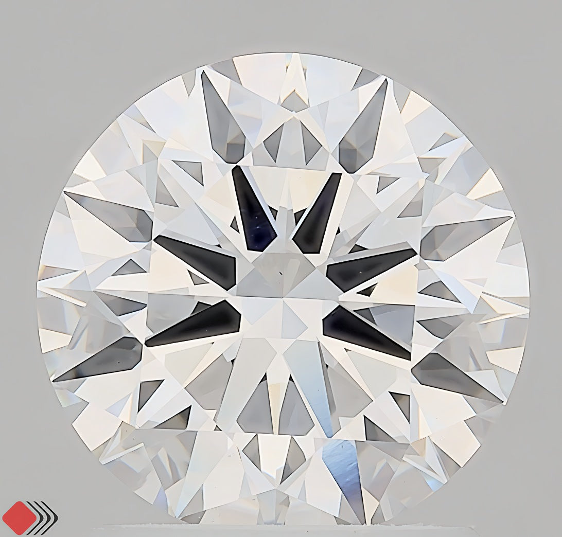 Round Lab Created Diamond