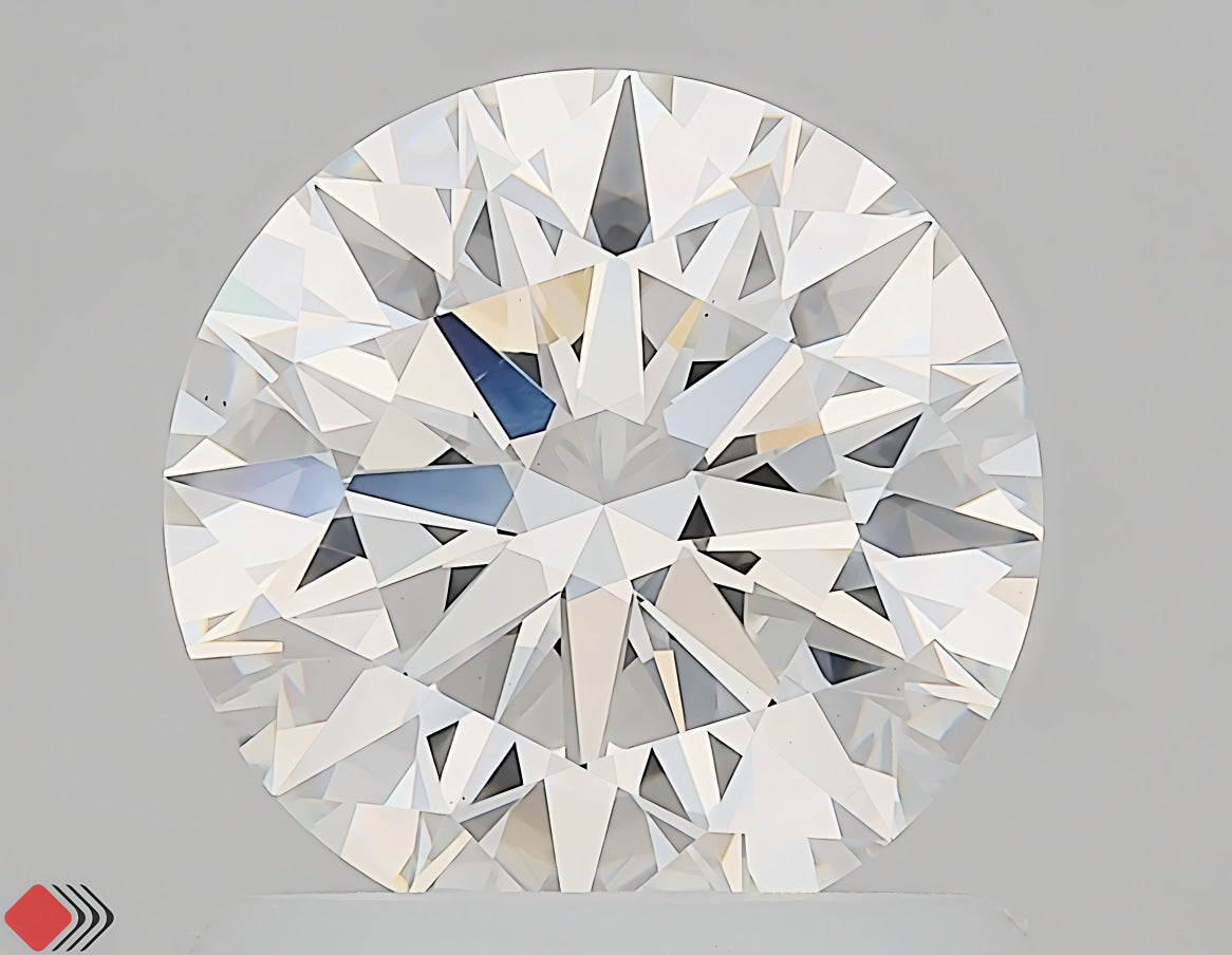 Round Lab Created Diamond