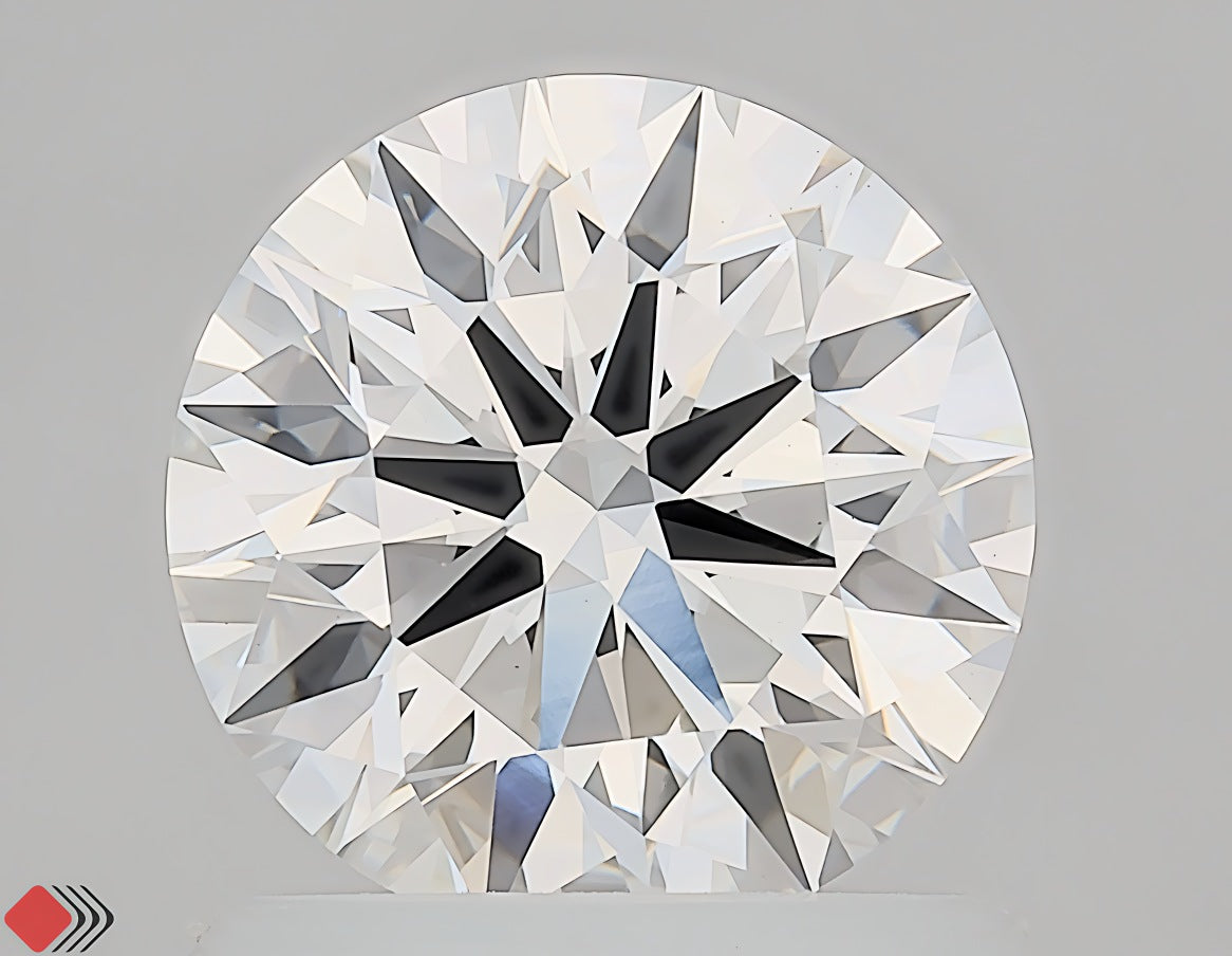 Round Lab Created Diamond