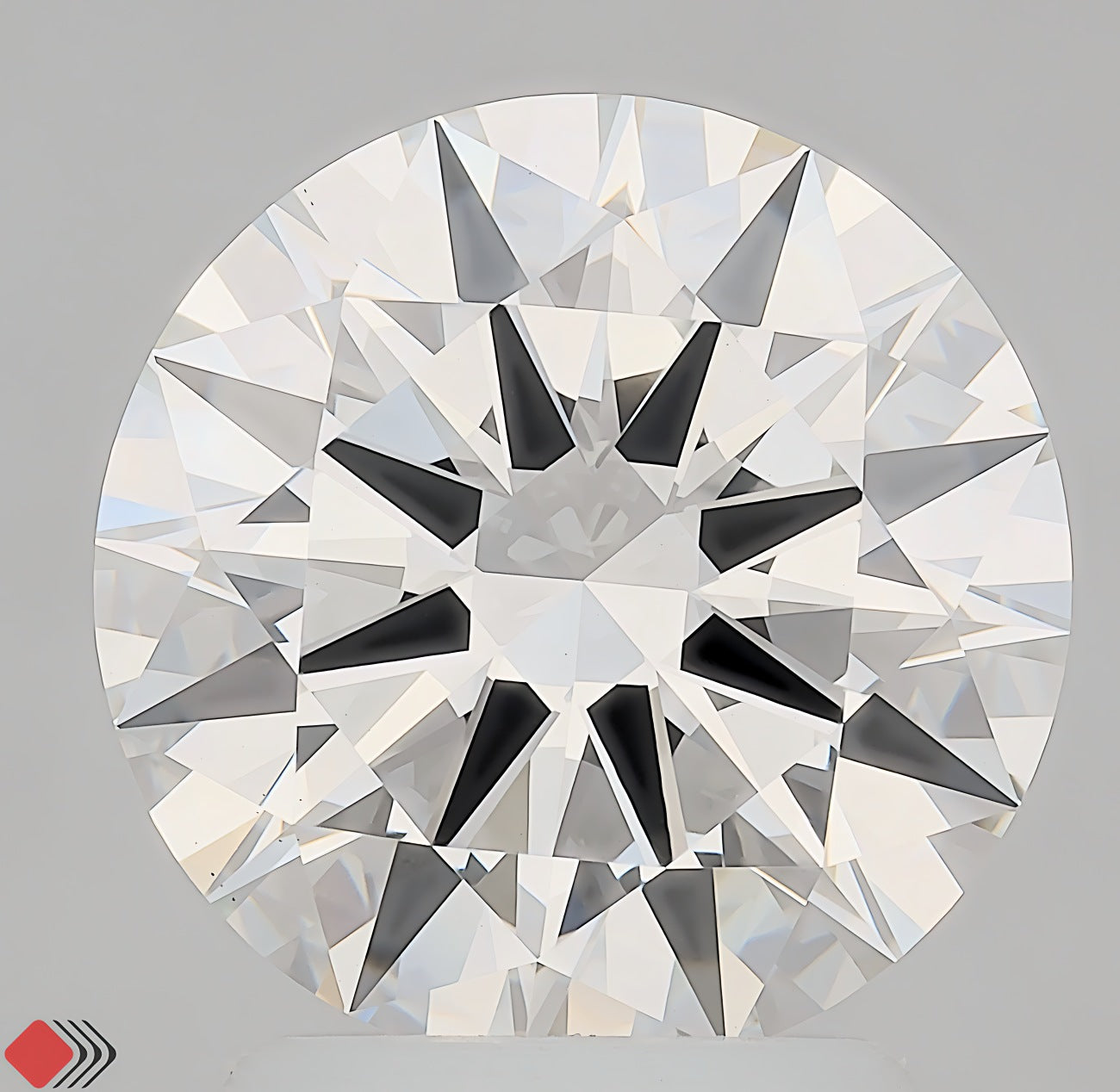 Round Lab Created Diamond