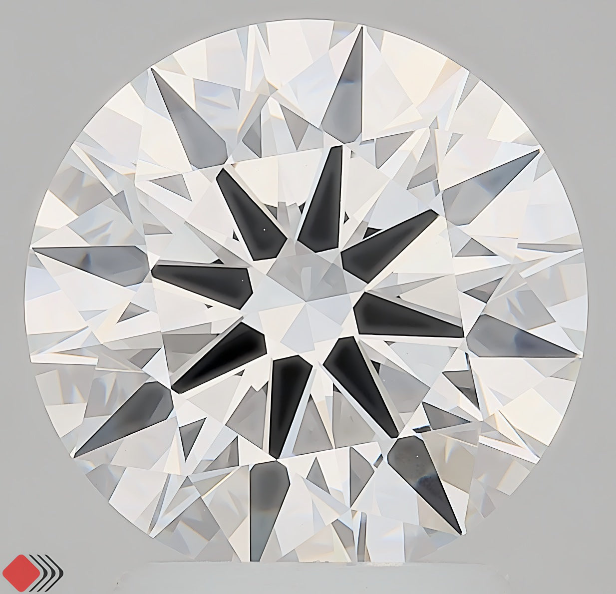 Round Lab Created Diamond
