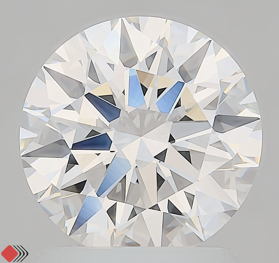 Round Lab Created Diamond