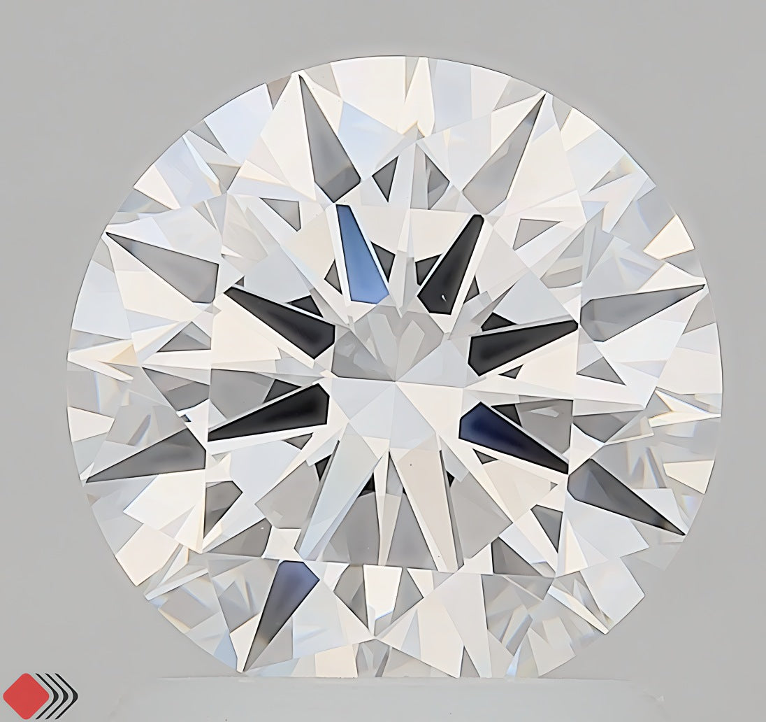 Round Lab Created Diamond