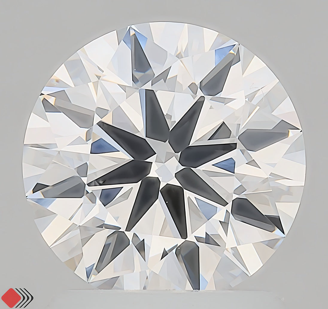 Round Lab Created Diamond