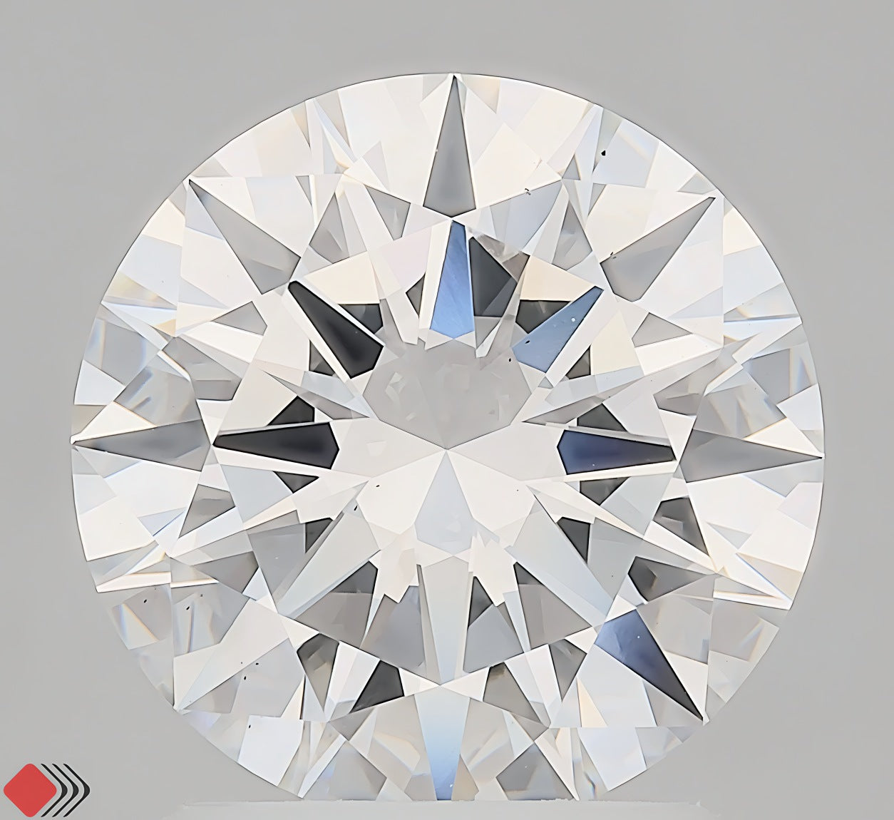 Round Lab Created Diamond