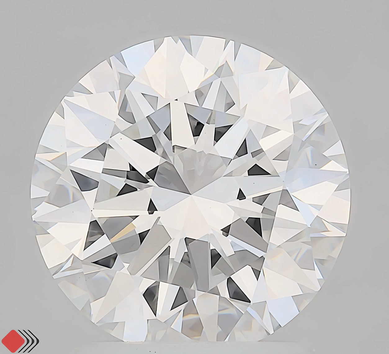Round Lab Created Diamond