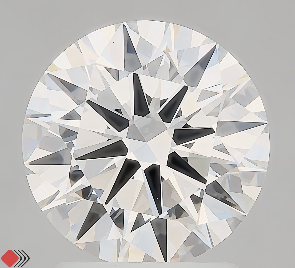 Round Lab Created Diamond