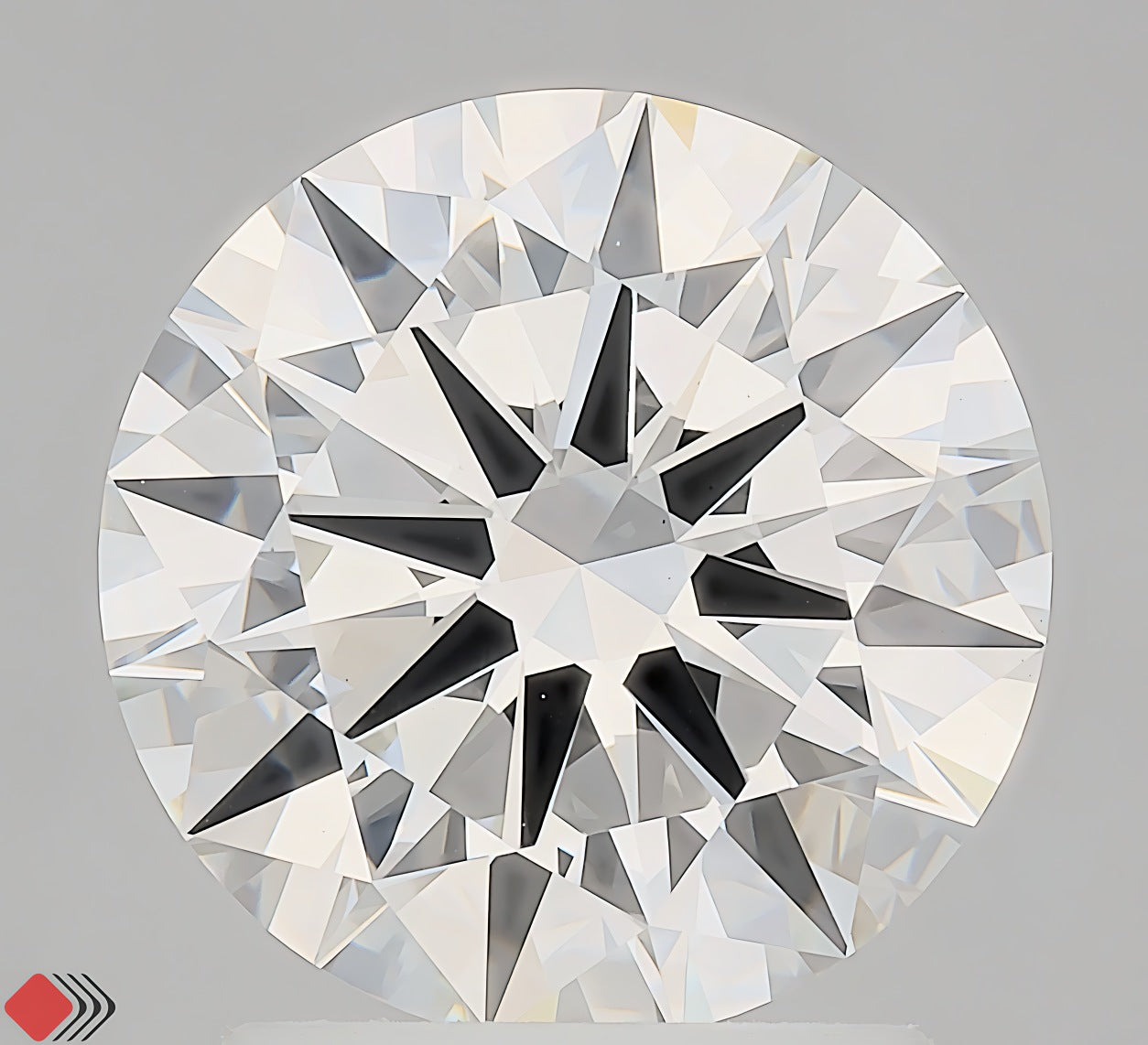 Round Lab Created Diamond