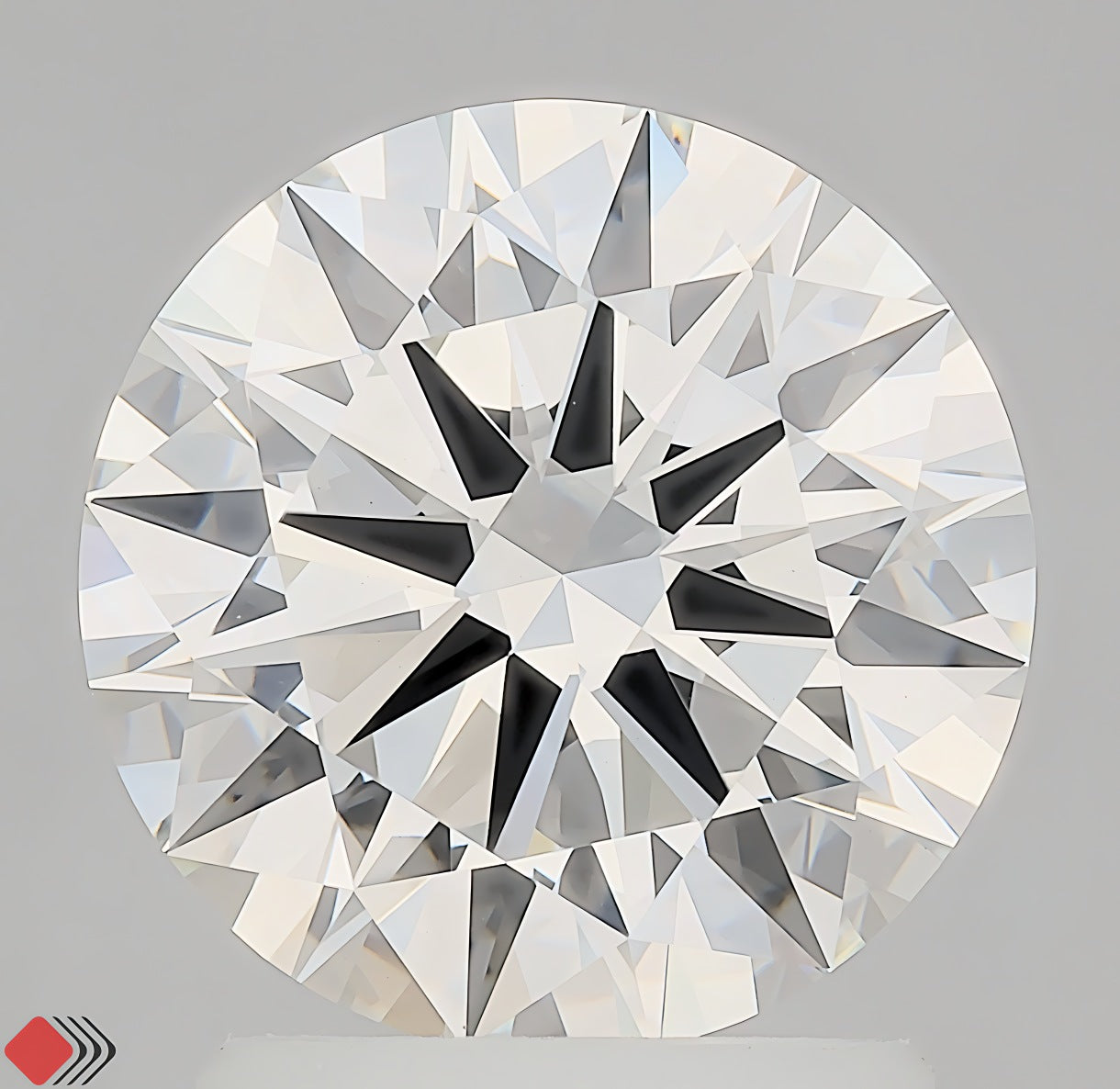 Round Lab Created Diamond