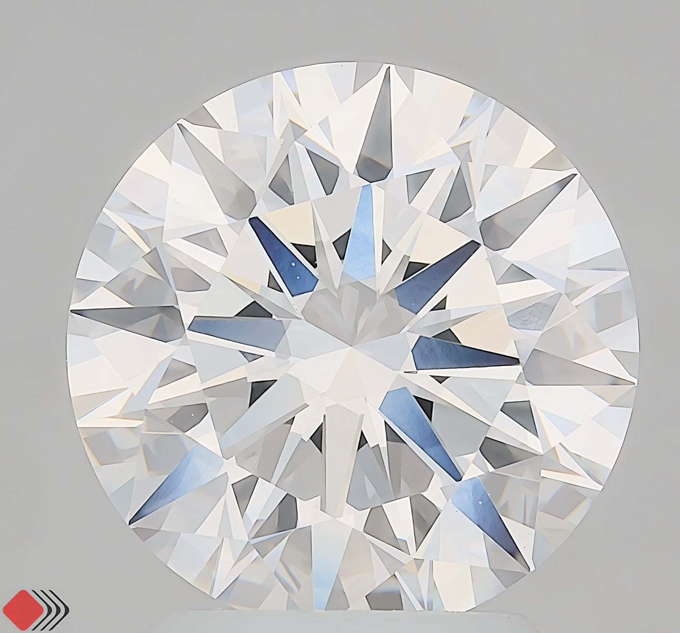 Round Lab Created Diamond