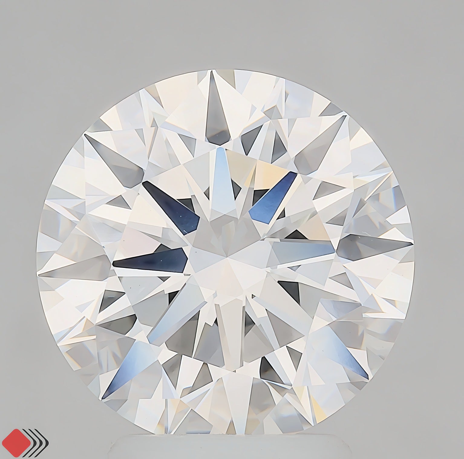 Round Lab Created Diamond