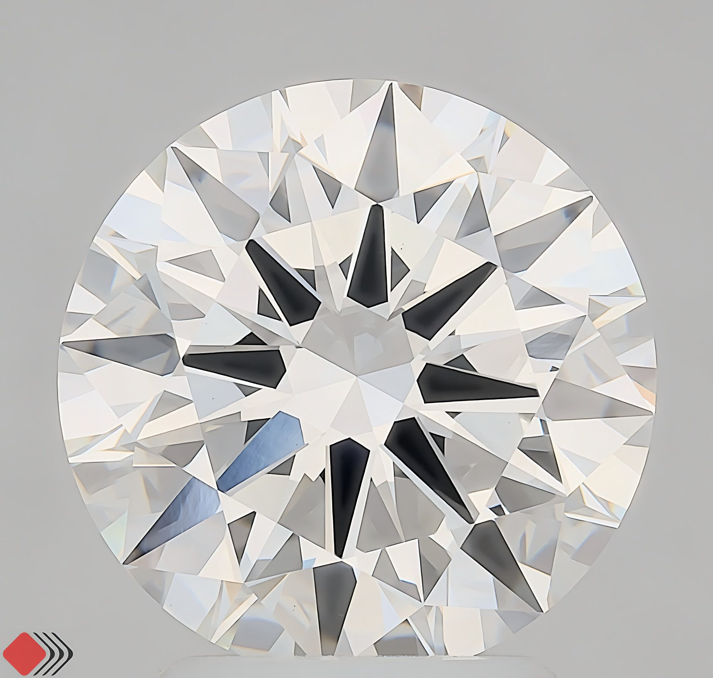 Round Lab Created Diamond