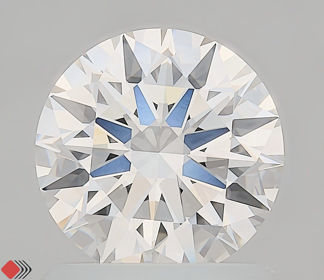 Round Lab Created Diamond