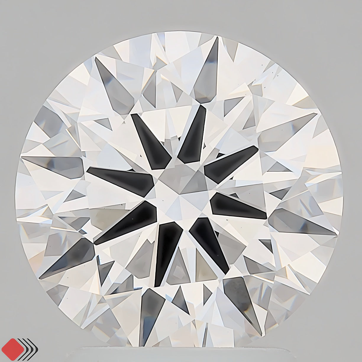 Round Lab Created Diamond